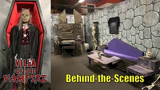 Villa of the Vampire BehindtheScenes Tour  Kennywood Phantom Fall Fest [upl. by Ennahgem]