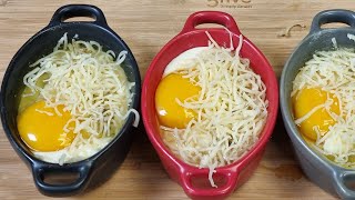 Recette des œufs cocotte au 4 fromages [upl. by Troth]