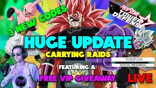 ASTD HUGE UPDATE SOON  FREE VIP GIVEAWAY  CARRYING RAIDS  All Star Tower Defense  Roblox [upl. by Delos]