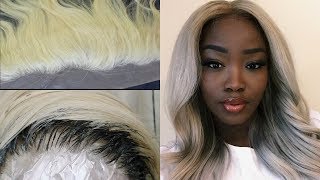 HOW TO DARKEN THE ROOTS OF BLONDE HAIR WIG 613  DARKEN THE LACE OF 613 DETAILED TUTORIAL [upl. by Rialc]