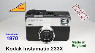 1970 Kodak Instamatic 233X  126 Film Camera [upl. by Anerys]