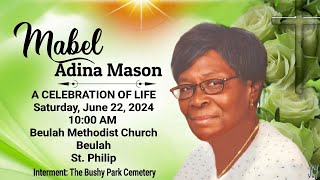 A Service of Thanksgiving for the Life of Mabel Mason [upl. by Selima]