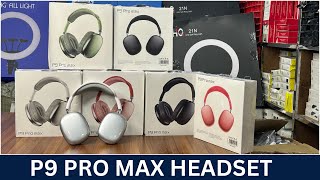 P9 pro max headphone  হেডসেট নিন মাত্র ৬৯০ টাকায় [upl. by Hgielhsa]