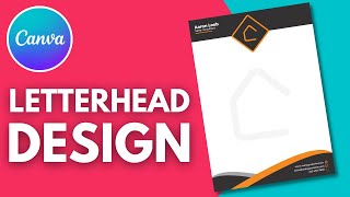 How to Create Letterhead Design in Canva [upl. by Aleekahs]