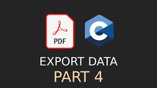 PDF Parser in C  Exporting Data [upl. by Anivlek]