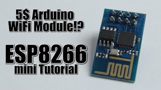 5 Arduino WiFi Module ESP8266 mini TutorialReview [upl. by Hareenum984]