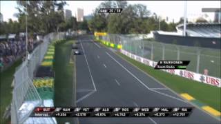 Raikkonens team radio 2012 Melbourne Formula 1 HD [upl. by Nydnarb]