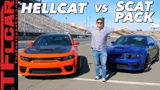 2020 Dodge Charger Hellcat Widebody vs Scat Pack Widebody  Youll Be Surprised Which One Wed Buy [upl. by Anisamot]