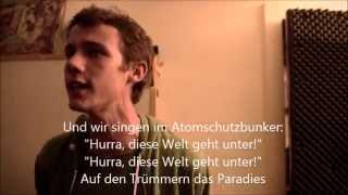 KIZ  Hurra die Welt geht unter ft Henning May AnnenMayKantereit  Lyrics [upl. by Nylyrehc]