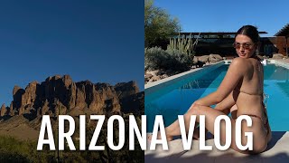 VLOG traveling to arizona villa tour  spending time with jess [upl. by Einobe750]