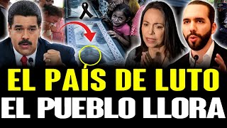 ¡URGENTE NOTICIA🔴EL PAÍS DE LUTO EL SALVADOR LLORA BUKELLE MADURO Y CORINA HABLAN EN SU PAÍS [upl. by Eremihc]