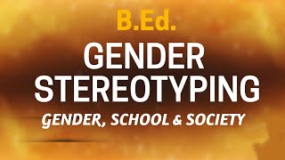 Gender Stereotyping [upl. by Calvina]