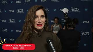 Kathryn Hahn Interview on Agatha All Along at 2024 D23 Expo [upl. by Anikehs518]