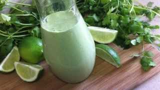 Homemade Cilantro Lime Dressing  Salad Dressing Recipe Cinco de Mayo [upl. by Haron548]