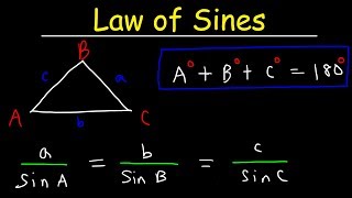 Law of Sines Basic Introduction AAS amp SSA  One Solution Two Solutions vs No Solution Trigonomet [upl. by Anuahs]