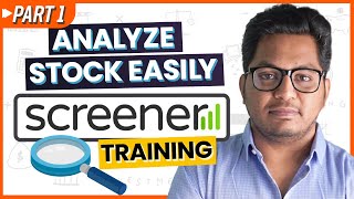 How to Analyze Stocks on Screener Website Part 1 [upl. by Ramah554]