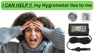 Hygrometer how to calibrate You must use them for most reptiles and incubators [upl. by Siram351]