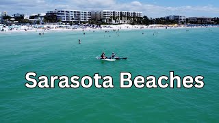 Sarasota Florida Beach Drone  Siesta Keys [upl. by Squires247]