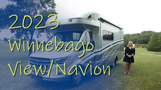 Luxury RV Tour  2023 Winnebago ViewNavion  Class C Motorhome [upl. by Carolina]