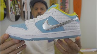 FTC Nike SB Dunk Low  No Face Bluetile tee [upl. by Alves]