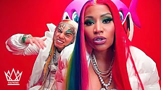 6IX9INE  BALLIN ft Nicki Minaj Pop Smoke RapKing Music Video [upl. by Ahsinyar799]