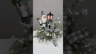 Make an elegant arrangement using dollar store products 🎄reels diy decor christmas [upl. by Ninnetta]