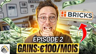 CHALLENGE BRICKSCO  GAGNER 100€ PAR MOIS 5 000€ investis 2 [upl. by Murrell]