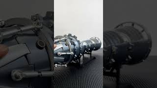 Handrolled turbojet engine model automobile enginemodel 3dprinting mechanicalmodels toys [upl. by Laroy]