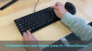 Keyboard Typing Numbers Instead of Letters  Fix   DisableEnable Fn Lock [upl. by Ettennan]