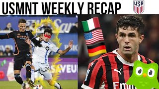 Pulisic Officially World Class  Adams is Back USMNT Weekly Recap [upl. by Idnyl]