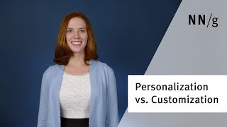 Personalization versus Customization [upl. by Allin298]