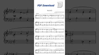 quotMichellequot piano sheet music beatles [upl. by Eerehc]