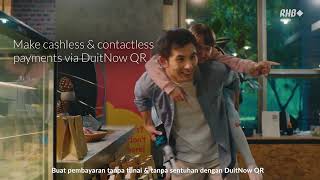 RHB Mobile Banking App  Make cashless amp contactless payments via DuitNow QR [upl. by Drandell]