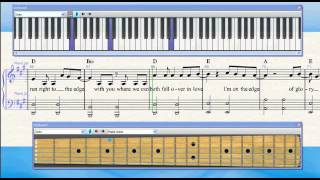 The Edge Of Glory  Lady Gaga free sheet music [upl. by Sirromed]