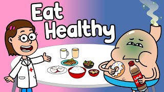 Healthy Food Kids Song  Eat a healthy meal  Yummy Tummy  Mealtime Vegetable Song  Simple Song [upl. by Ainna]