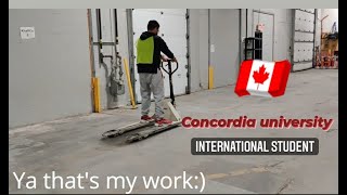 Life of international Student in Canada  Concordia University  Parttime work  Montreal [upl. by Mcwilliams233]