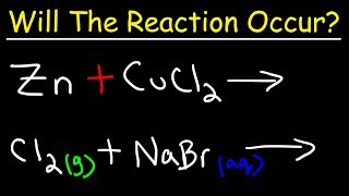 Chemistry  Will The Reaction Occur [upl. by Avictor]