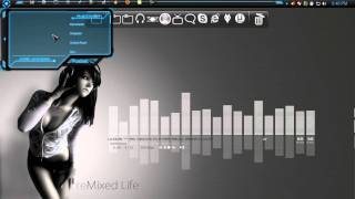 Desktop Setup  February 2012 HUD Samurize Equalizer amp Winamp Rainmeter [upl. by Acirem632]