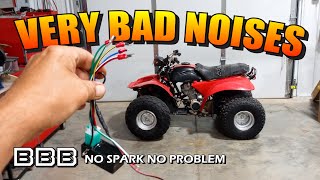 I Fixed NO SPARK on a Honda TRX with a 5 Pit Bike CDI  Then Something VERY BAD Happened [upl. by Akcinehs891]