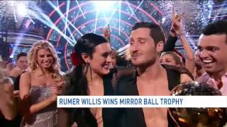 Rumer Willis wins Dancing With The Stars 2015 Finale [upl. by Yednarb500]