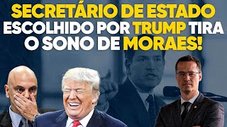 A casa caiu Alexandre de Moraes não dorme mais com novo Secretário de Estado de Trump [upl. by Froma297]