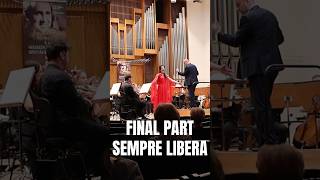 „Sempre libera” High note E flat6 ☝️ latraviata soprano semprelibera highnotes [upl. by Terris537]