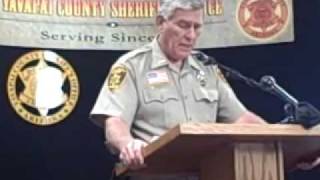 Sheriff Waugh Speaks to the Press About Sweat Lodge Deaths Part 1 [upl. by Peoples704]