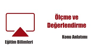 16 Eğitim Bilimleri  Ölçme ve Değerlendirme  Ölçmenin Standart Hatası [upl. by Hersh]