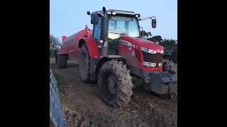 Slurry spreading to get the grass growing [upl. by Eelimaj94]