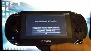 PS Vita to PC Connectivity and Backup [upl. by Lyell]