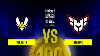 Vitality vs Heroic  IEM Dallas 2024  Quarterfinal [upl. by Leifeste744]