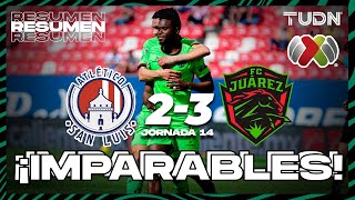 HIGHLIGHTS  Atl San Luis 23 Juárez  CL2024  Liga Mx J14  TUDN [upl. by Holden690]