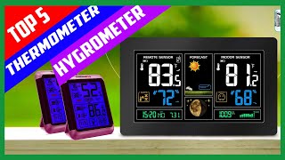 Top 5 Best Incubator Thermometer and Hygrometer in 2020 Reviews [upl. by Nairda]