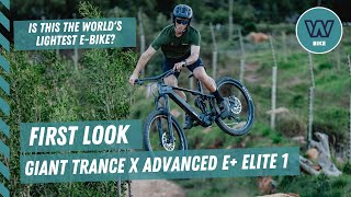 Giant Trance X Advanced E Elite 1  First Look  Topline Review [upl. by Notse740]